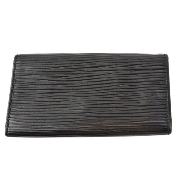 LOUIS VUITTON Black Epi LV Logo Key Case (wo) - Picture 3 of 9